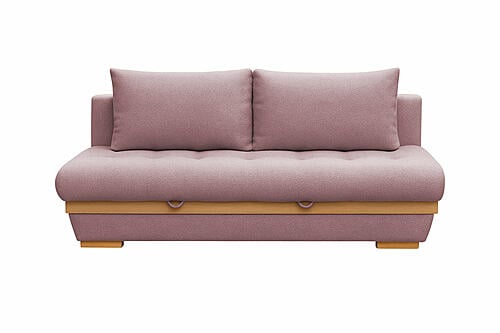 Neptune Sofa Bed Sleeper (Queen Size) Pink w/Light Accent by Prestige Furnishings