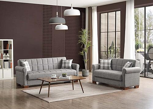Orbit Gray Convertible Sofa Bed by Casamode