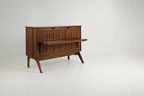 Olympia Black Walnut Queen Murphy Cabinet Bed by Night & Day Furniture
