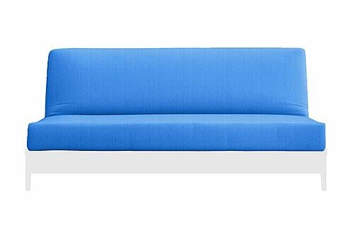 Natural 100% Cotton Air Force Blue Futon Cover by Comfort Pure