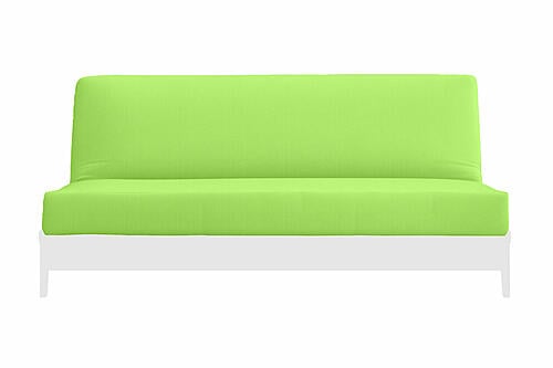 Natural 100% Cotton Neon Lime Green Futon Cover by Comfort Pure