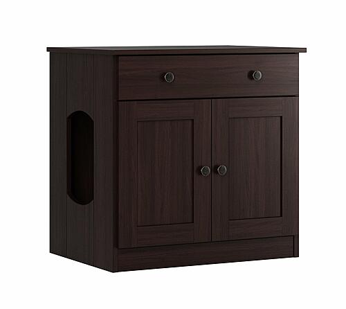 Ziva 2-Door Cat Litter Box Enclosure by Palace Imports