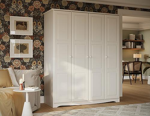 Regal Wardrobe Armoire w/Raised Panel by Palace Imports