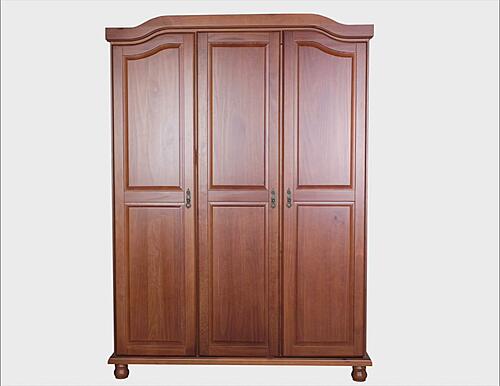 Kyle 3-Door Wardrobe - Mocha by Palace Imports