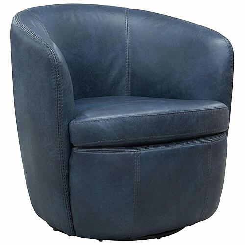Barolo - Vintage Navy Swivel Club Chair by Parker House Furniture