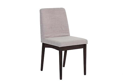 F1805 Wood Upholstered Dining Chair Walnut by Poundex