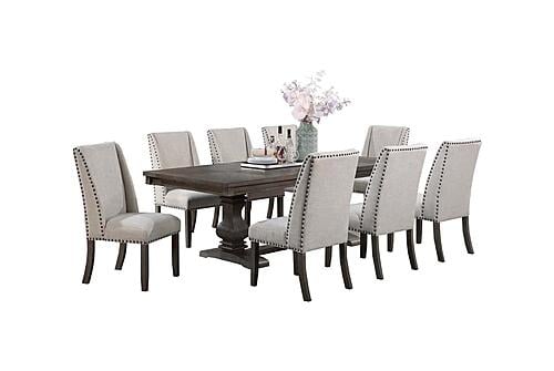 F2529 Wood Dining Table Oak by Poundex