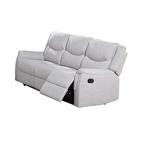 F8113 Fabric Sofa Sincere Bone by Poundex