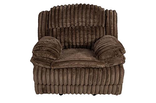 F8134 Fabric Glider Reclining Chair Chocolate by Poundex
