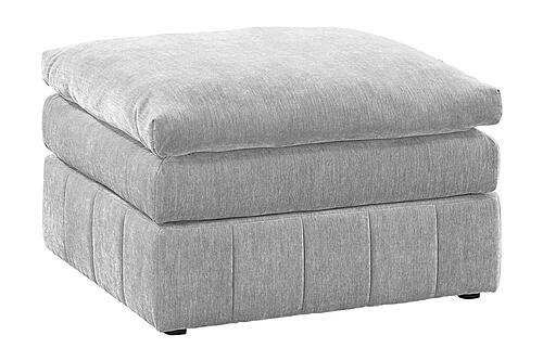 F8979 Morgan Fabric Ottoman Granite by Poundex