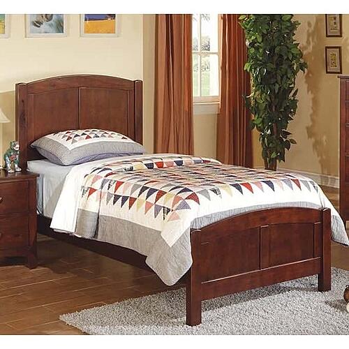 F9207F Wood Full Bed Cherry by Poundex