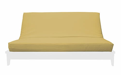 Premium Solid Gold Futon Cover by Prestige