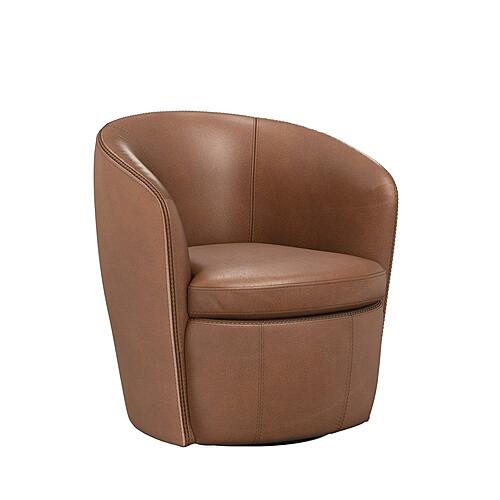 Barolo - Vintage Whiskey Swivel Club Chair by Parker House Furniture
