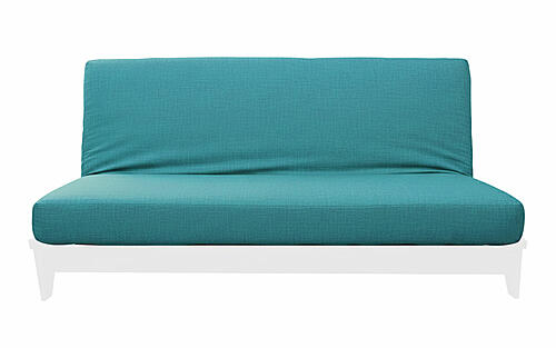 Sachi Bermuda Linen-Like Texture Futon Cover by Prestige