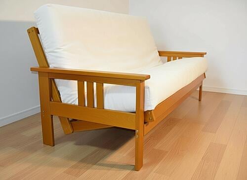 Futon Frame - Monterey - Golden Oak Finish by Prestige