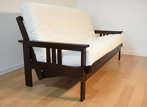Futon Frame - Monterey - Mahogany Finish by Prestige