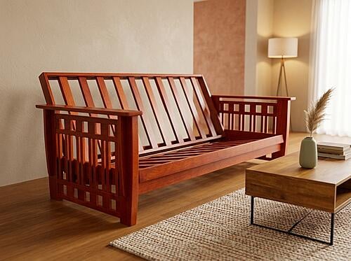 Townsend Futon Frame Cherry by Prestige