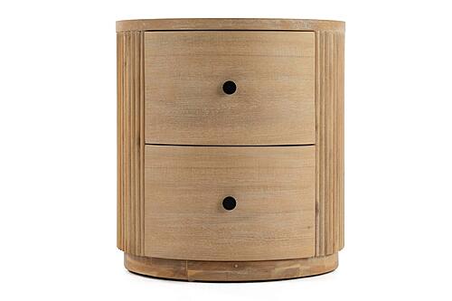 Jacobson - Modern Natural Acacia Nightstand by VIG Furniture