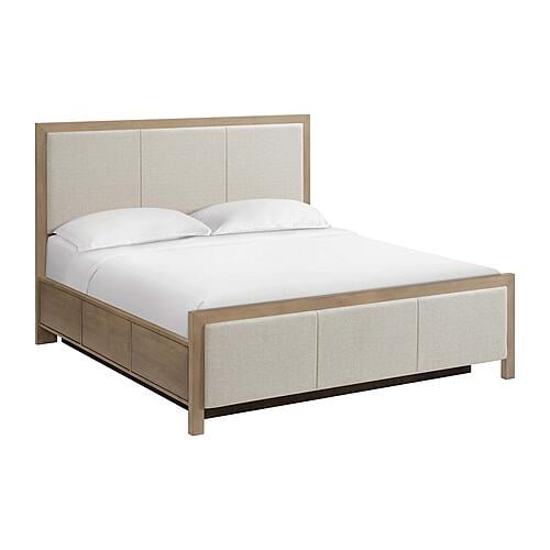 Bailey Upholstered Panel Storage Bed by Whittier Wood Furniture