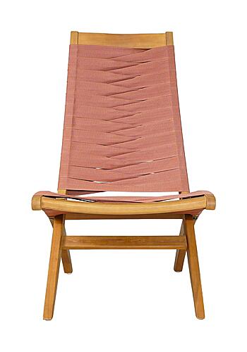 Rova Lounge Chair Terracotta by Zuo Modern