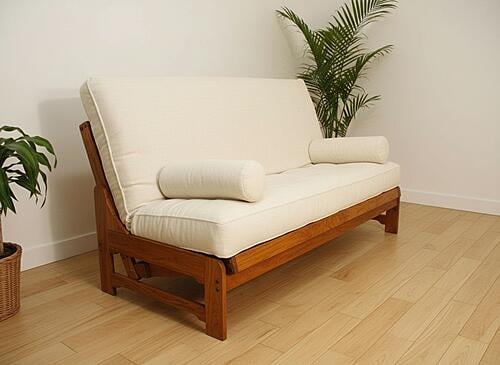 Futon Frame - Zena - Teak Finish by Prestige
