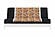 Japanese Printed Futon Cover - Storks Purple (Black & White)