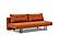 Recast Plus Sofa Bed (Full Size) Esina Rust Orange by Innovation Living