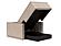 Newilla Slim Lounger Chair Adario Taupe by Innovation Living