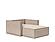 Newilla Slim Lounger Chair Adario Taupe by Innovation Living