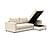 Neah Sofa Bed w/Lounger (Queen Size) Halifax Shell by Innovation Living