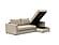 Neah Sofa Bed w/Lounger (Full Size) Halifax Antique by Innovation Living