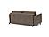 Cubed Deluxe Sofa Bed w/Arms (Queen Size) Esina Cedar Brown by Innovation Living
