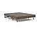 Cubed Deluxe Sofa Bed (Queen Size) Esina Cedar Brown, Aluminum Legs by Innovation Living