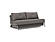 Cubed Deluxe Sofa Bed (Queen Size) Mixed Dance Gray, Aluminum Legs by Innovation Living