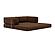 CozyPad Sleeper Sofa with Arms Taura Cappuccino by Innovation Living