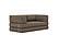CozyPad Sleeper Sofa with Arms Esina Cedar Brown by Innovation Living