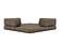 CozyPad Sleeper Sofa with Arms Esina Cedar Brown by Innovation Living