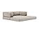 CozyPad Sleeper Sofa with Arms Coduroy Beige by Innovation Living
