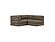 CozyPad Sleeper Sofa Grand with Arms Esina Cedar Brown by Innovation Living