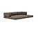 CozyPad Sleeper Sofa Grand with Arms Esina Cedar Brown by Innovation Living