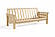 Futon Frame - Front-Closing Eco-Friendly Hardwood - Aries Gray by Comfort Pure