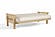 Futon Frame - Front-Closing Eco-Friendly Hardwood - Aries Gray by Comfort Pure