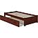 Concord Twin Xl Platform Bed w/Footboard & Twin Xl Trundle by Atlantic