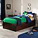 Concord Twin Platform Bed w/Footboard & Twin Trundle by Atlantic