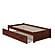 Concord Twin Platform Bed w/Footboard & Twin Trundle by Atlantic