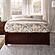 Concord Queen Platform Bed w/Footboard & Set of 2 Storage Drawers by Atlantic