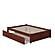 Concord King Platform Bed w/Footboard & Twin Xl Trundle by Atlantic