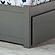 Orlando Twin XL Platform Bed w/Footboard & Set of 2 Storage Drawers by Atlantic