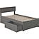Orlando Twin XL Platform Bed w/Footboard & Set of 2 Storage Drawers by Atlantic
