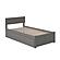 Orlando Twin Platform Bed w/Footboard & Twin Trundle by Atlantic